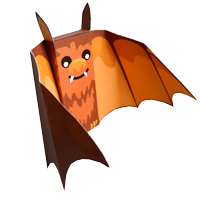 Bat Paper Model