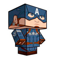 Captain America Paper Model