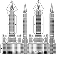 Chrysler Building Paper Model