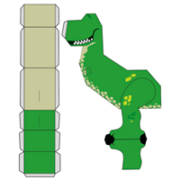 Dinosaur Paper Model