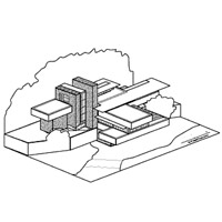 Frank Lloyd Wright House Paper Model