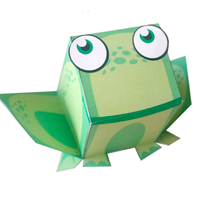 Frog Paper Model