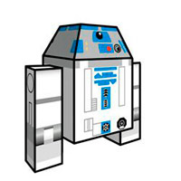 R2-D2 Paper Model