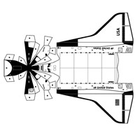 Space Shuttle Paper Model