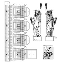 Statue of Liberty Paper Model
