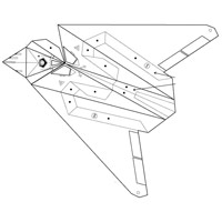 Stealth Aircraft Paper Model