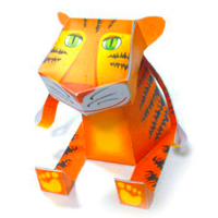 Tiger Paper Model
