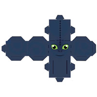 Toothless Paper Model