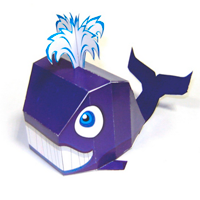 Whale Paper Model